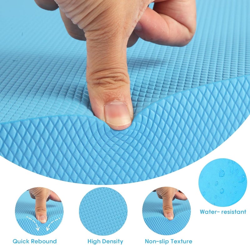 MBKHFLL Exercise Balance Pad，Balance Foam Mat for Physical Therapy Equipment & Strength Stability Training, Slip Resistant Foam Mat for Yoga, Pilates, Meditation，Gardening knee pads - Image 3